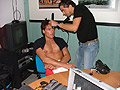 Raphael (model) and Davide (hair styling)