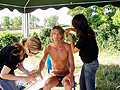 Michela (make up) and Andrea (model)